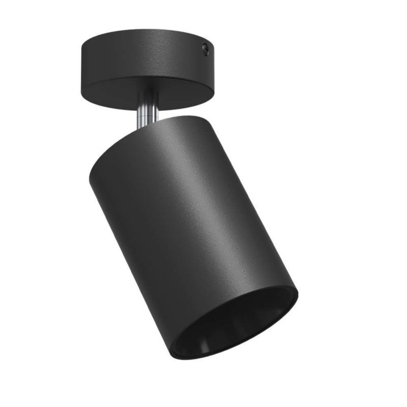 Oprawa sufitowa spot Brosline Point czarny 1 x GU10 x 10W IP20 wym: 19 x 8 x 8 cm - 1 szt.