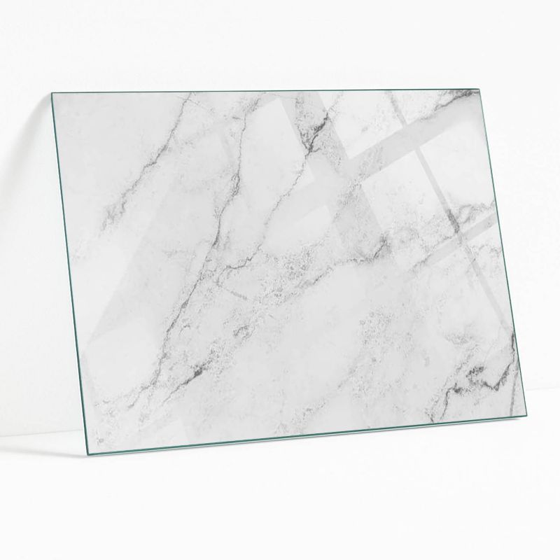 Blat Szklany z Nadrukiem Wallfluent 100x70 cm Marmurowy design na powierzchni 1 szt.