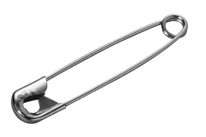 Agrafki niklowane 40 mm 10 szt.