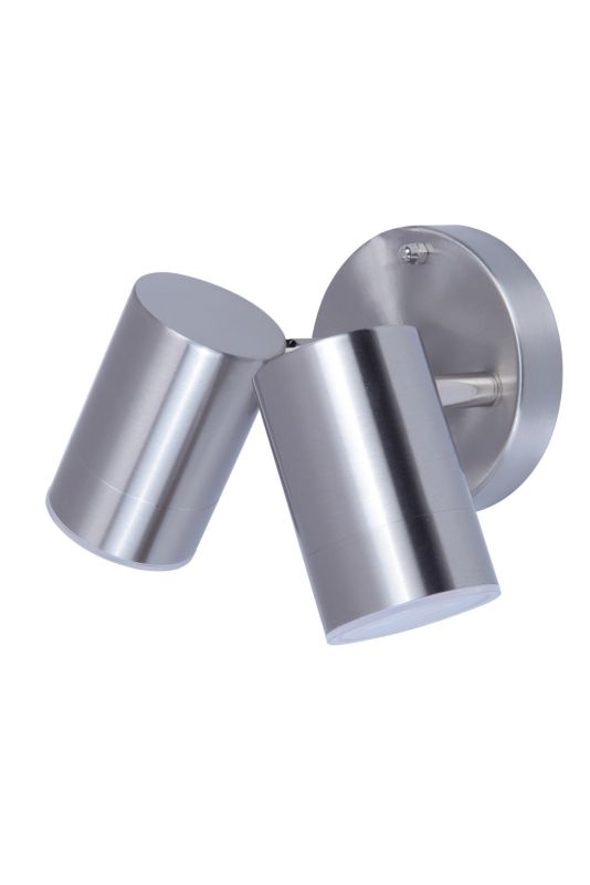 Kinkiet ogrodowy GoodHome Candiac dolny 2 x 380 lm IP44 stalowy