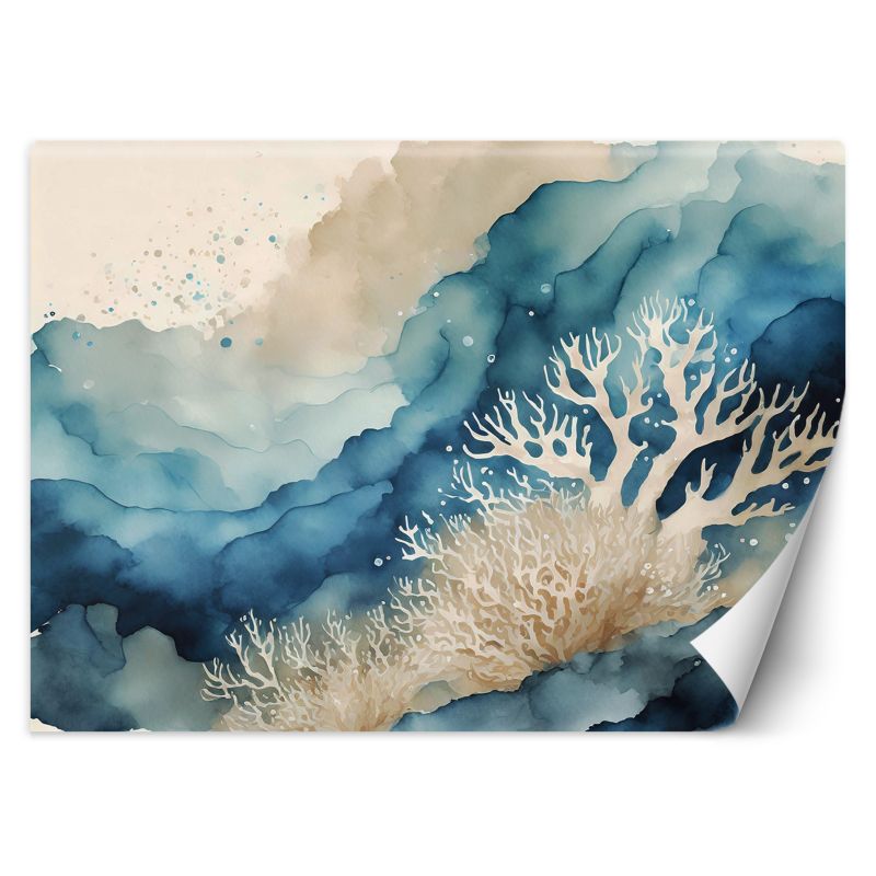 Fototapeta Feeby Abstrakcja morska akwarela 150x105 1 szt