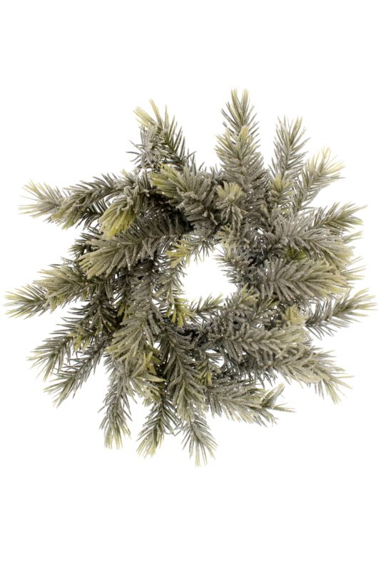 Wianek świerkowy MAG welurowy srebrzony