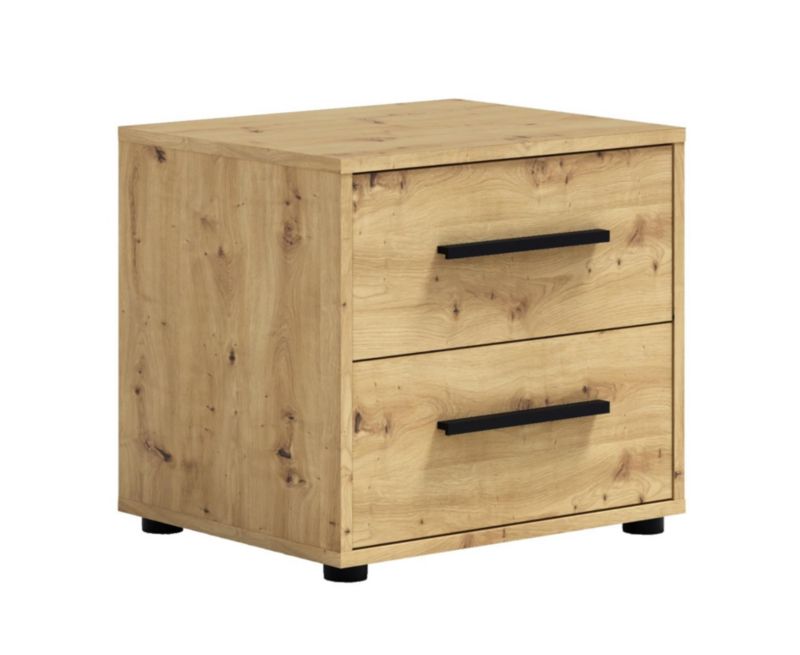 Szafka nocna z szufladami Bettso Maxivo elegancka do sypialni dąb artisan 1szt.