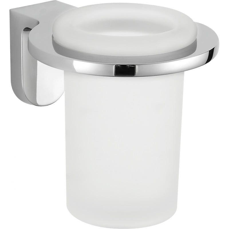 Kubek na szczoteczki ścienny Mexen Lea chrom 8,84x9,5 cm 1 szt.