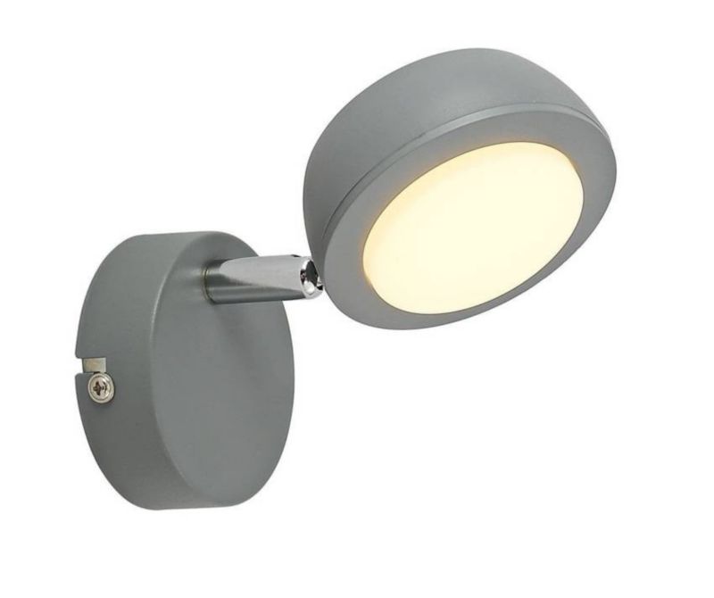 Kinkiet ścienny Candellux Mild szaro-biały LED 6W IP20 wym: 12 x 14 x 8 cm - 1 szt.