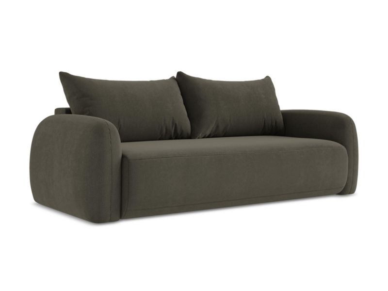 Kanapa 3-osobowa z funkcją spania LaMiaSofa Amalfi z tkaniny strukturalnej 250x112 cm kreci 1 szt.