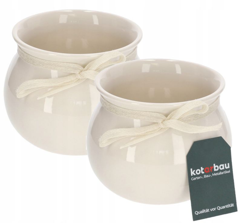 Doniczka ceramiczna KOTARBAU 17 cm 2 szt.