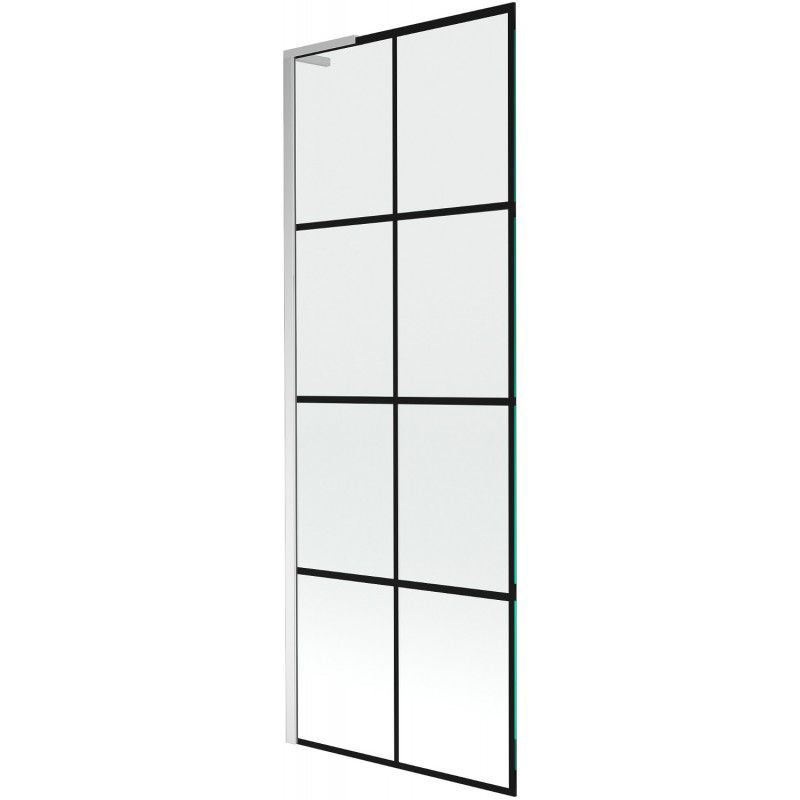 Parawan nawannowy 1-skrzydłowy Mexen Next L czarny wzór 70x150 cm 895-070-000-03-77-01 1 szt.