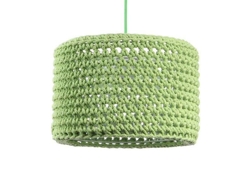 Lampa Bps Koncept wisząca COTTON 25 zielona 1 szt