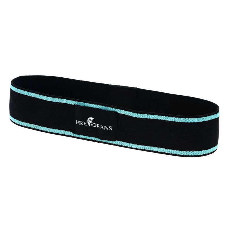 Materiałowa guma oporowa Pretorians mini band do ćwiczeń rozmiar S zielono-czarna 1 szt.