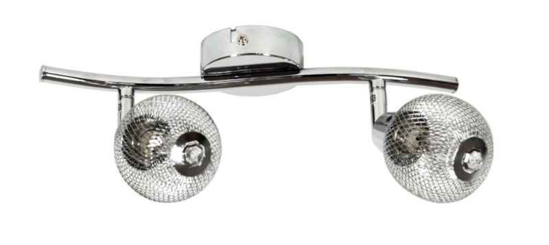 Kinkiet ścienny Candellux Novel chromowany 2 x G9 x 40W IP20 wym: 18 x 40 x 8 cm - 1 szt.