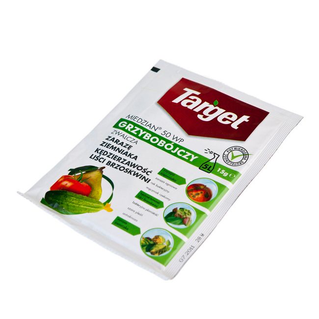 Środek ochrony roślin Target Miedzian 50 WP 15 g
