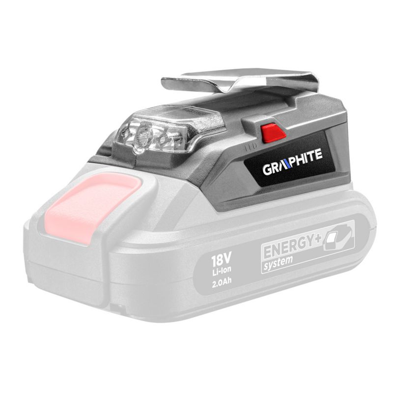 Latarka LED GRAPHITE adapter USB bez akumulatora 1szt