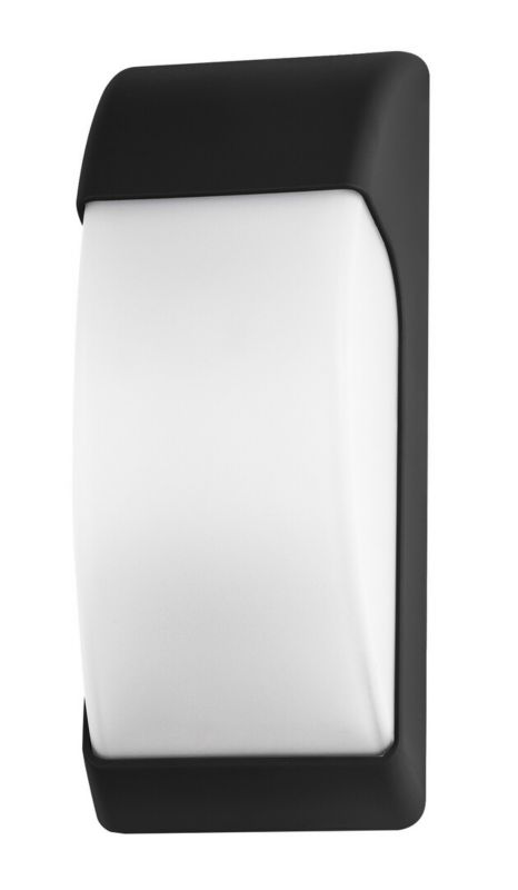 Kinkiet ścienny zewnętrzny Rabalux Opole czarny matowy-biały 1 x E27 x IP65 wym: 32 x 13 x 13 cm - 1 szt.