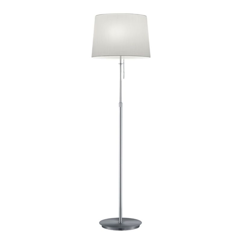 Lampa podłogowa stojąca Trio Lyon biało-srebrna 3 x E27 x 20W wym: 180 x 46,3 x 46,3 cm - 1 szt.