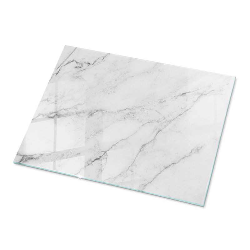 Blat szklany Tulup 80x60 cm Wzór marmurowej powierzchni 1 szt.