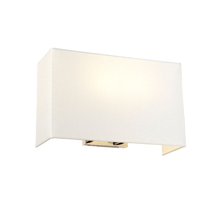 Kinkiet ścienny Designer's Lightbox Riley polerowany chrom-kremowy 2 x E27 x 60W IP20 wym: 23 x 37 x 12,8 cm - 1 szt.