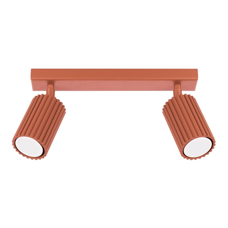 Spot Sollux Lighting Karbon ochra czerwona 2 x GU10 x 10W IP20 wym: 16,5 x 30 x 6,5 cm - 1 szt.