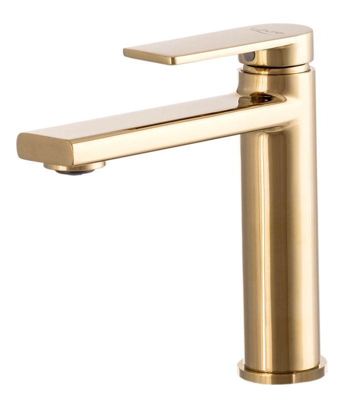 Bateria Umywalkowa Łazienkowa Niska Granitan Rossa Złota 1 szt.