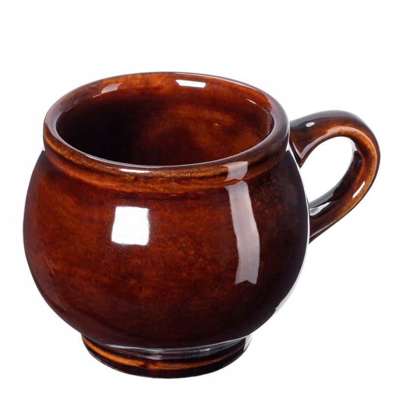 Kubek KADAX Do Grzańca Wina Z Uchem 300ml Kamionka Brązowy 1 szt.