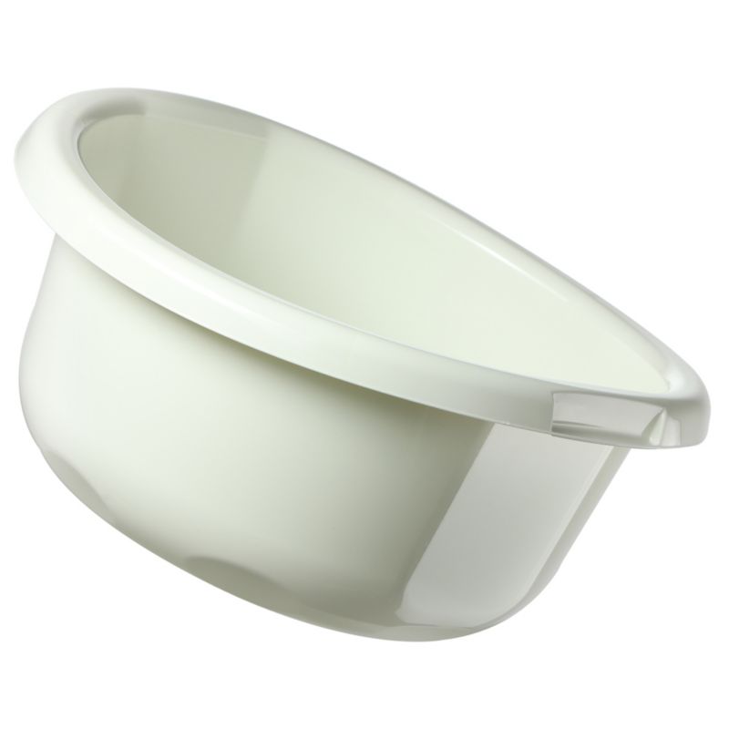 Miska KADAX Plastikowa 25L Okrągła miednica Kremowa 1 szt.