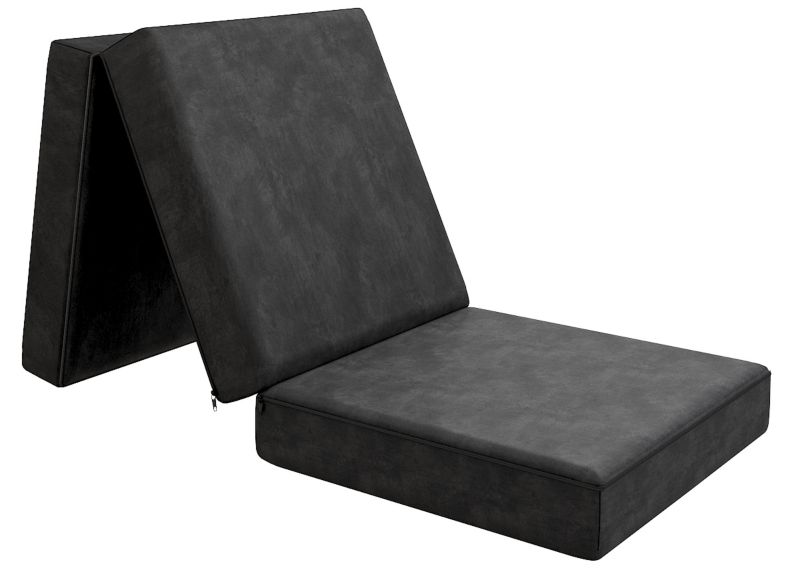 Materac rozkładany turystyczny CASO CZARNY 80x200x14 pianka poliuretanowa T25 1 szt.