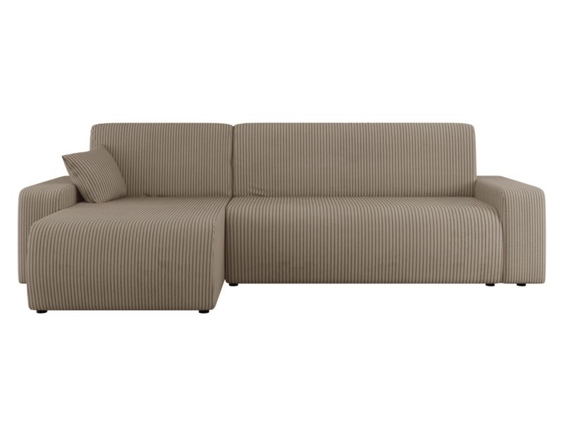 Narożnik z funkcją spania MIRJAN 24 Piano L Sztruks cappuccino 1 szt.