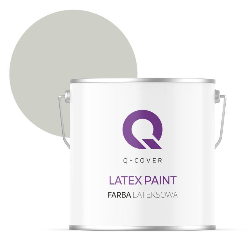 Farba Lateksowa Do Ścian i Sufitów Q-Cover Khaki jasny H1762 Głęboki Mat 5L