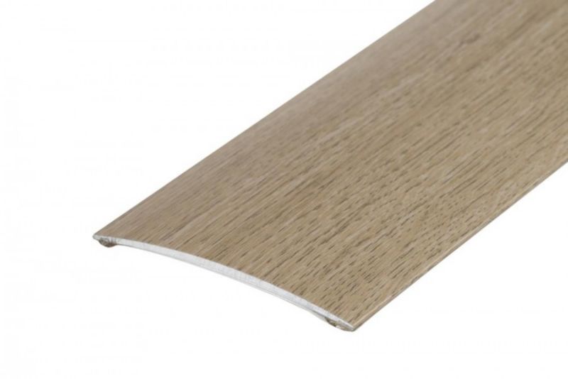 Profil progowy Cezar Dąb Jasny 80mm 1m aluminiowy 1 szt.