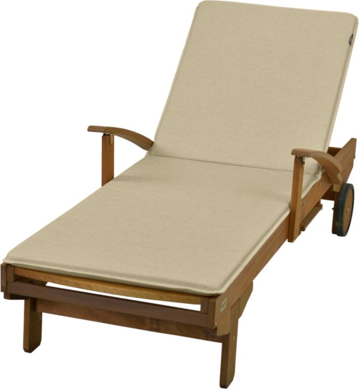 Poduszka na leżankę ogrodową AMPO beżowy 1 szt.