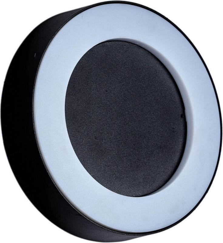 Kinkiet ścienny zewnętrzny IdeaLED Libra czarno-biały LED 12W 4000K 640lm IP54 wym: 20,5 x 20,5 x 4,5 cm aluminium - 1 szt.