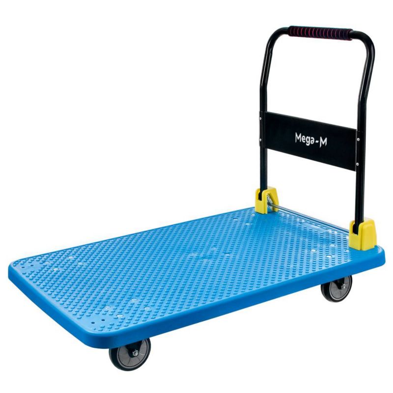 Wózek Platformowy Mega-M Udźwig 500kg Niebieski Składany 1szt.