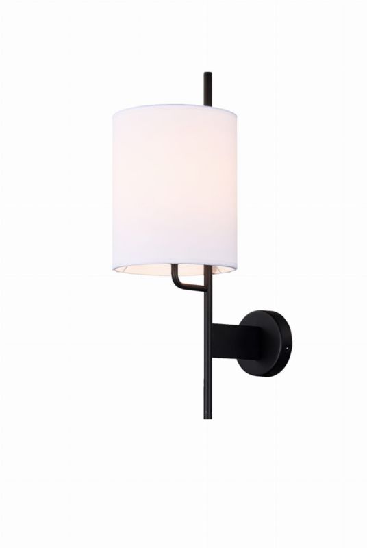 Kinkiet ścienny Candellux Tokyo czarno-biały 1 x E27 x 40W IP20 wym: 57,5 x 29,6 x 18 cm - 1 szt.