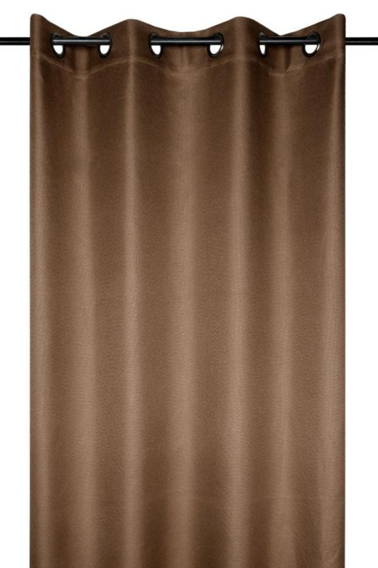 Zasłona Copenhague STOF brązowa półzaciemniająca 140x260 cm 1 szt