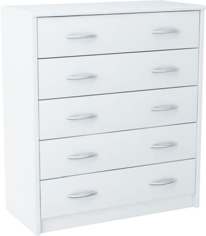 Komoda Matkam 5s szafka 5 szuflad Rob biały 1 szt.
