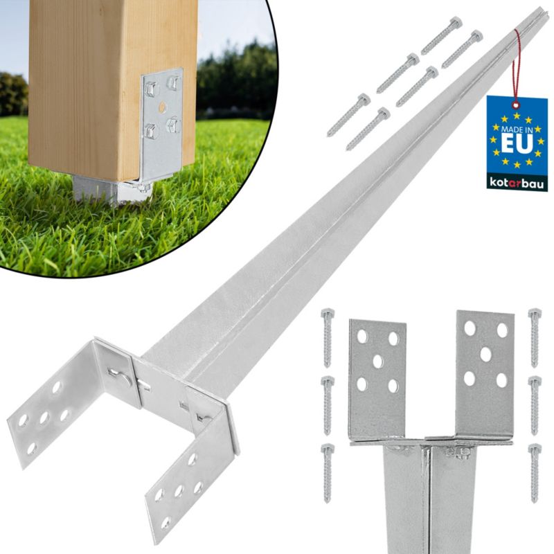 Podstawa słupa KOTARBAU regulowana wbijana 0-160 mm 1 szt.