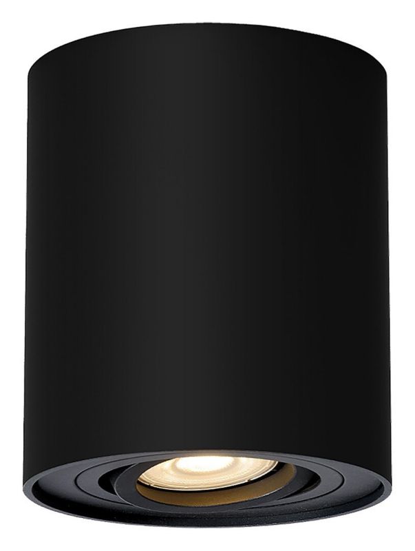 Oprawa sufitowa spot Rabalux Kobald czarny matowy 1 x GU10 x 42W IP20 wym: 10,5 x 9 x 9 cm - 1 szt.