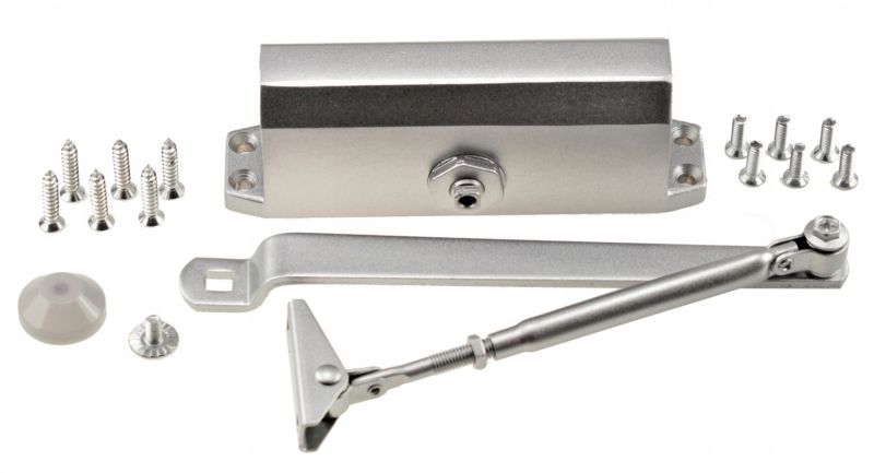 Samozamykacz FEINZ Do Drzwi 100 Srebrny 45-65Kg Zamykacz 1 szt.