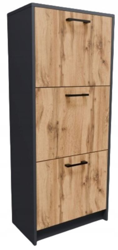 Szafka na buty Matkam 3S regał Rob grafit-wotan 1 szt.