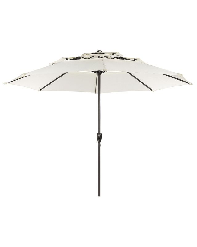 Parasol ogrodowy 285 cm beżowy Bibione 1 szt.
