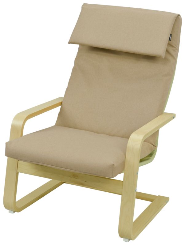 Poduszka na fotel Ikea Poang Pello AMPO beżowy melanż 1 szt.