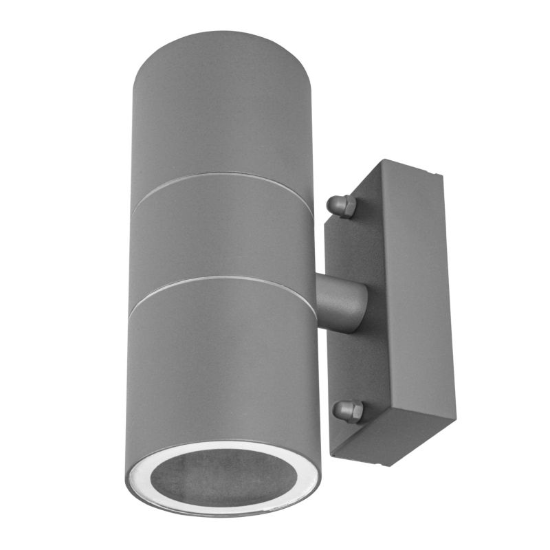 Oprawa architektoniczna LED MasterLED Elor GU10 16cm IP44 szara 1 szt.