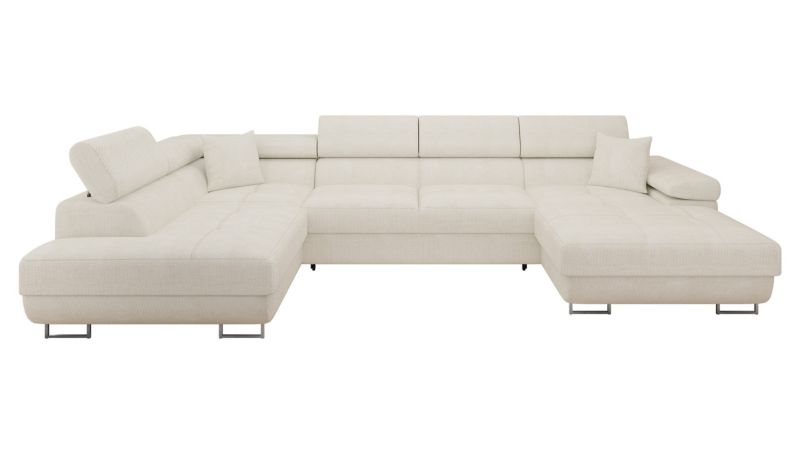 Narożnik z funkcją spania MIRJAN 24 Torezio Bis lewy śmietankowy 1 szt.