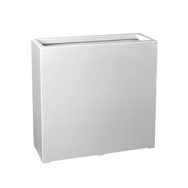 Doniczka Lechuza Z Włókna Szklanego Na Taras Do Domu D972C biały Połysk 1 szt