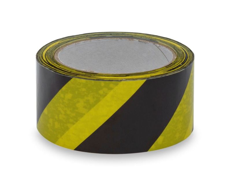 Taśma Ostrzegawcza Neopak Żółto-czarna 50m/33m klej PVC 1 szt.