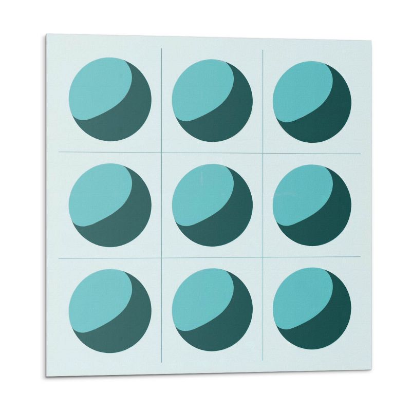 Kafelki samoprzylepne Wallfluent 30x30 cm Siatka z geometrycznymi kulami 9 szt.