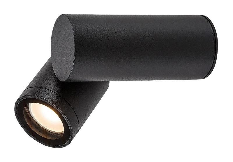 Kinkiet ścienny zewnętrzny Rabalux Enol czarny 1 x GU10 x IP44 wym: 7 x 14 x 15,5 cm - 1 szt.