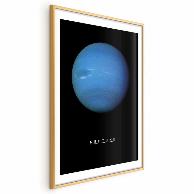 Plakat Artgeist Neptun 29,7x42 cm z ramą złotą 1 szt