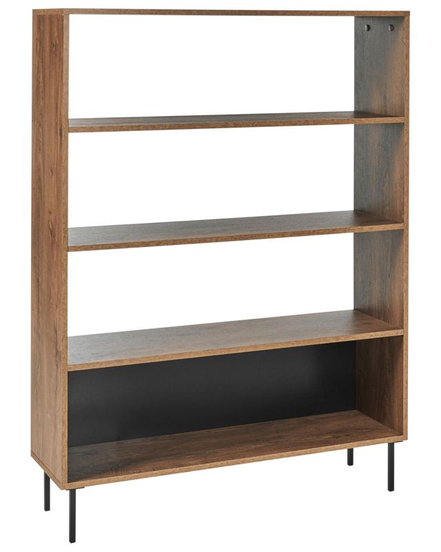 Regał 4 półki Nanton Drewno Ciemne drewno 1 szt.