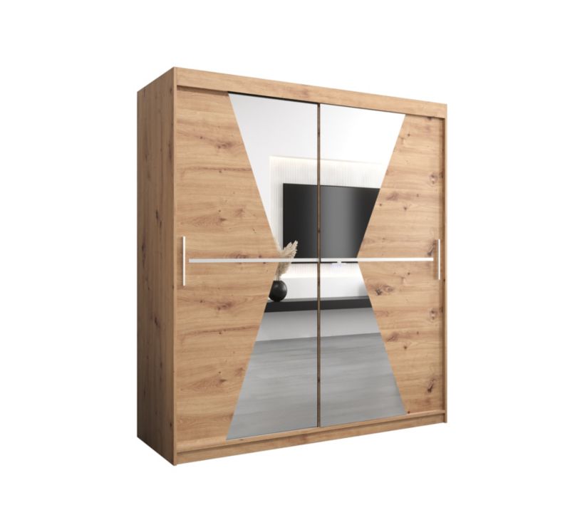 Szafa przesuwna Garderoba Abiks MAROKO 180 artisan/artisan 1 szt.